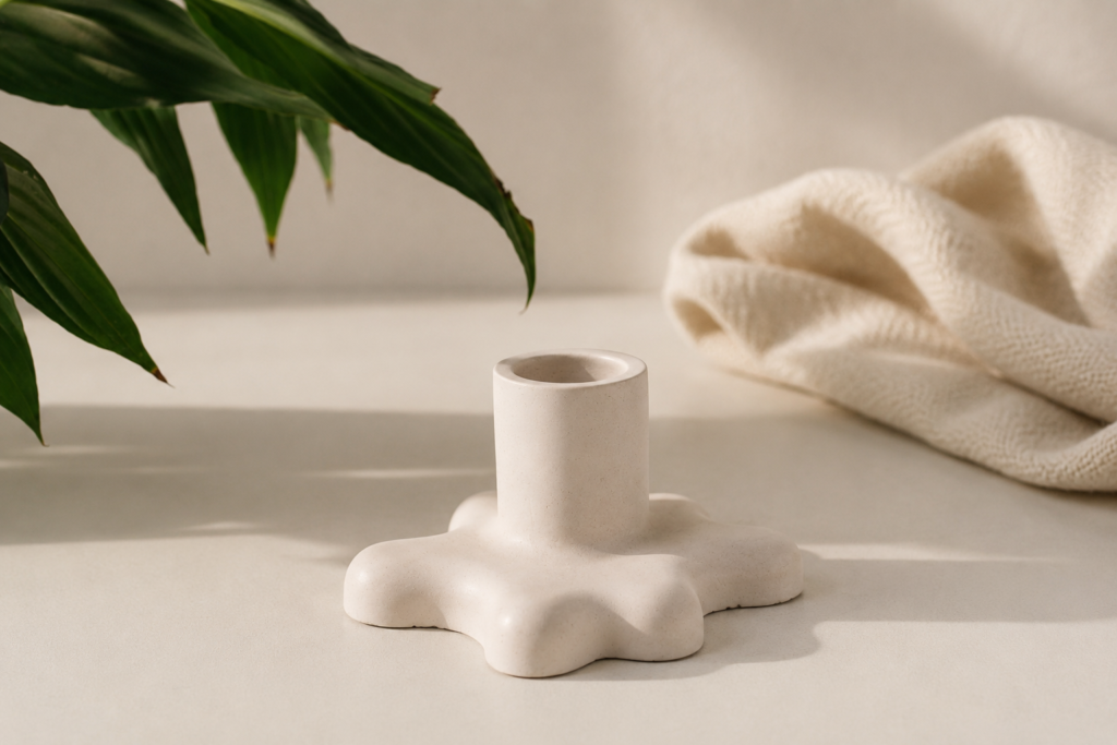Asymmetric glow holder